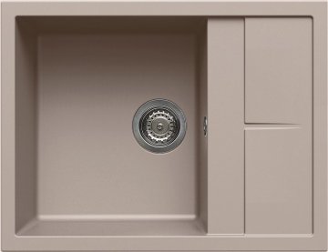 Elleci Unico 125 Lavello montato su piano Rettangolare Granitek