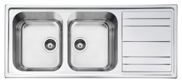 Smeg LPR116 lavello Lavello montato su piano Rettangolare Acciaio inox