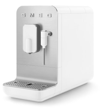 Smeg Macchina da Caffè Automatica lancia vapore 50's Style – Bianco OPACO – BCC02WHMEU