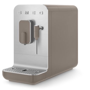 Smeg Macchina da Caffè Automatica lancia vapore 50's Style – Taupe OPACO – BCC02TPMEU