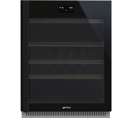 Smeg CVI638RWN3 cantina vino Cantinetta vino con compressore Da incasso Nero 38 bottiglia/bottiglie