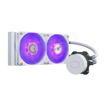 Cooler Master MasterLiquid ML240L V2 RGB Bianco Edition Scheda madre Raffreddatore di liquidi tutto in uno 12 cm Bianco