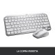 Logitech MX Keys Mini tastiera RF senza fili + Bluetooth QWERTY Italiano Grigio 15