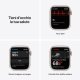 Apple Watch Nike Series 7 GPS, 41mm Cassa in Alluminio Galassia con Cinturino Sport Platino Puro/Nero 6