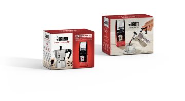 Bialetti Moka Express 3tz + Perfetto Moka 200gr - Nuovo Classi