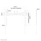 Neomounts LED-W600BLACK Supporto TV a parete 37-75