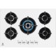 Electrolux KGG7537W Piano cottura Serie 600 Gas on Glass 75cm 13