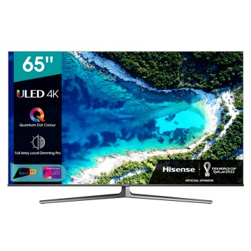 Hisense 65U82GQ TV 163,8 cm (64.5") 4K Ultra HD Smart TV Wi-Fi Nero, Grigio 500 cd/m²