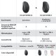 Logitech MX Anywhere 3 mouse Viaggio Mano destra RF senza fili + Bluetooth Laser 4000 DPI 16