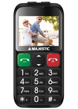 New Majestic TLF SILENO 32 5,87 cm (2.31") 117 g Nero Telefono di livello base