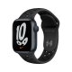 Apple Watch Nike Series 7 GPS, 41mm Cassa in Alluminio Mezzanotte con Cinturino Sport Antracite/Nero 2