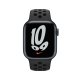 Apple Watch Nike Series 7 GPS, 41mm Cassa in Alluminio Mezzanotte con Cinturino Sport Antracite/Nero 3