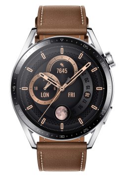 Huawei WATCH GT 3 3,63 cm (1.43") AMOLED 46 mm Digitale 466 x 466 Pixel Touch screen Acciaio inossidabile GPS (satellitare)