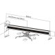 ITB RO17.99.1118 supporto per proiettore Parete Nero 6