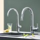 GROHE Blue Pure BauCurve Cromo 5