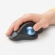 Logitech ERGO M575 Mouse Trackball Wireless - Facile controllo con il pollice, Tracciamento fluido, Design ergonomico e confortevole, per Windows, PC e Mac, con Bluetooth e USB 4