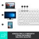 Logitech K380 Multi-Device Tastiera Bluetooth Wireless, Design Easy-Switch, Sottile, Portatile, 2 Anni di Batteria, Funziona con PC, Laptop, Windows, Mac, Android, iPad OS, Apple TV. Bianco 8