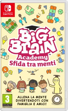 Nintendo Big Brain Academy: Sfida tra menti Standard+Componente aggiuntivo Cinese semplificato, Cinese tradizionale, Tedesca, DUT, Inglese, ESP, Francese, ITA, Giapponese, Coreano, Russo Nintendo Swit