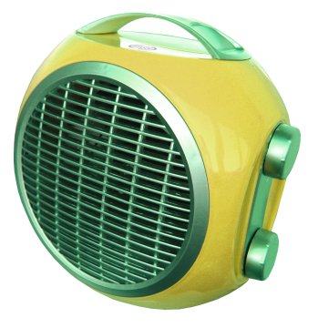 Argoclima Pop Interno Argento, Giallo 2000 W Riscaldatore ambiente elettrico con ventilatore