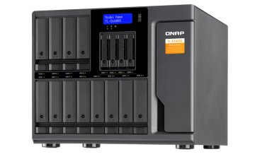 QNAP TL-D1600S contenitore di unità di archiviazione Box esterno HDD/SSD Nero, Grigio 2.5/3.5"