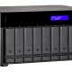 QNAP TL-D800S contenitore di unità di archiviazione Box esterno HDD/SSD Nero, Grigio 2.5/3.5