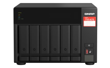 QNAP TVS-675 NAS Tower ZhaoXin KaiXian KX-6000 KX-U6580 8 GB DDR4 0 TB QuTS hero Nero