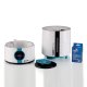 Ariete 2836 Sani-Jet Air, Umidificatore a ultrasuoni con funzione igienizzante, 30 Watt, Capacità Serbatoio 5L, 3 livelli di intensità, Display LED, Bianco/azzurro 7