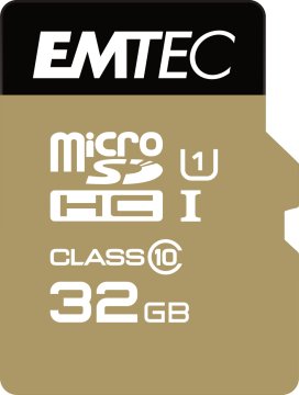 Emtec microSD Class10 Oro+ 32GB MicroSDHC Classe 10