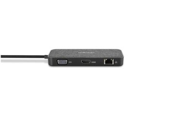 Kensington Docking Station SD1650P USB-C 4K singola, portatile, con alimentazione pass through 100 W