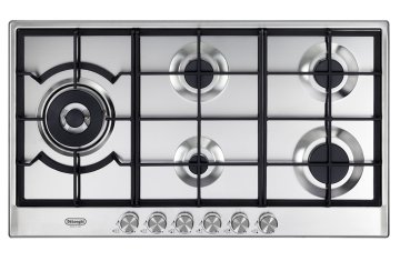 De’Longhi NSL 590D X piano cottura Acciaio inox Da incasso 90 cm Gas 5 Fornello(i)