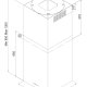 Silverline 4180 Isola Island Cappa aspirante a isola Acciaio inox 700 m³/h 3