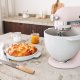 KitchenAid 5KSM2CB5BGS Ciotola per il pane in ceramica e titanio con coperchio per planetarie 7