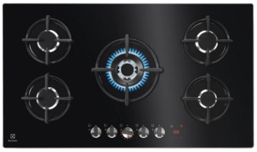 Electrolux KGG95375K Nero Da incasso 88 cm Gas 5 Fornello(i)