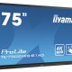 iiyama TE7502MIS-B1AG visualizzatore di messaggi Pannello piatto interattivo 190,5 cm (75