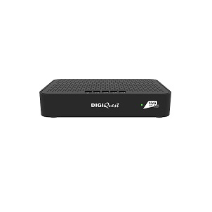 Digiquest RICD1212 set-top box TV Cavo, Ethernet (RJ-45) Full HD Nero