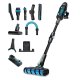 Cecotec Conga RockStar 900 Ultimate ErgoWet Aspirapolvere elettrica Batteria Secco e bagnato Ciclonico Senza sacchetto 550 W Nero, Verde 3 Ah 2
