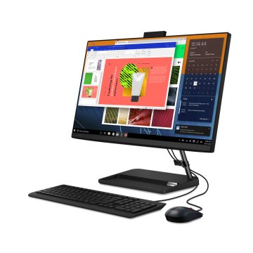 Lenovo IdeaCentre 24ALC6 AMD Ryzen™ 7 5700U 60,5 cm (23.8") 1920 x 1080 Pixel PC All-in-one 16 GB DDR4-SDRAM 512 GB SSD Windows 10 Home Wi-Fi 6 (802.11ax) Nero