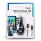 Hamlet Universal Kit alimentatore per auto per smartphone e tablet 4 in 1 con 4 connettori 9
