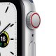 Apple Watch SE GPS + Cellular, 40mm Cassa in Alluminio color Argento con Cinturino Sport Azzurro 3