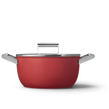 Smeg 50's Style Cookware CKFC2411RDM Rosso
