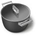 Smeg 50's Style Cookware CKFC2611BLM Nero 9