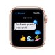 Apple Watch SE GPS + Cellular, 40mm Cassa in Alluminio color Oro con Cinturino Sport Galassia 7