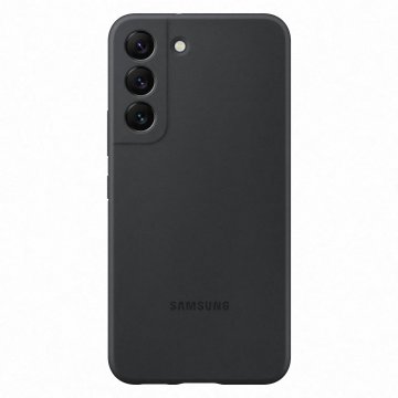 Samsung Cover in Silicone per Galaxy S22, Nero