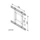 ROLINE 17.03.1106 Supporti a parete per TV Soffitto Argento 5