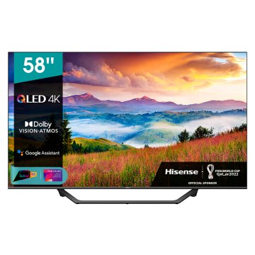 Hisense A72GQ 58A72GQ TV 146,1 cm (57.5") 4K Ultra HD Smart TV Wi-Fi Nero, Grigio 350 cd/m²