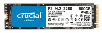 Crucial P2 500 GB M.2 PCI Express 3.0 NVMe