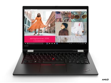 Lenovo ThinkPad L13 Yoga AMD Ryzen™ 5 PRO 5650U Ibrido (2 in 1) 33,8 cm (13.3") Touch screen Full HD 8 GB DDR4-SDRAM 512 GB SSD Wi-Fi 6 (802.11ax) Windows 10 Pro Italiano Nero