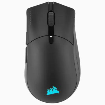 Corsair SABRE RGB PRO WIRELESS CHAMPION mouse Gaming Mano destra RF Wireless + Bluetooth + USB Type-A Ottico 26000 DPI