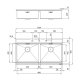Foster Milano 1019 050 Lavello ad incasso Rettangolare Acciaio inox 3