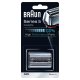 Braun Series 5 Testina di Ricambio per Rasoio Elettrico Uomo 52S Color Argento - Compatibile Con I Rasoi 2